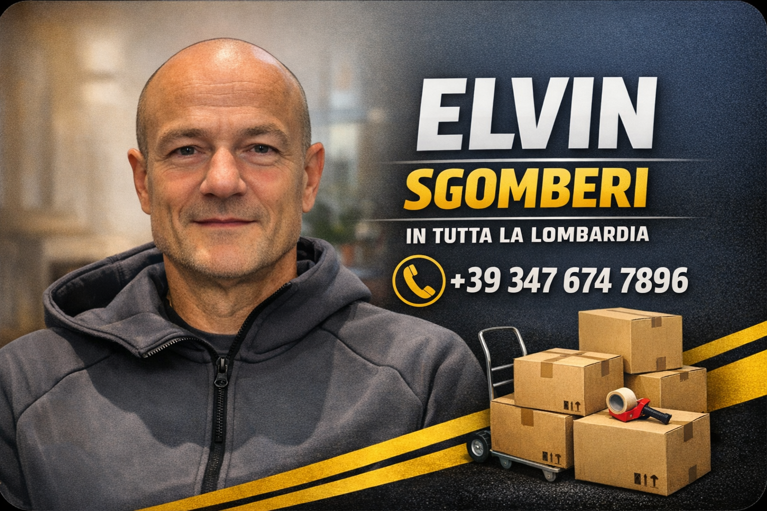 Elvin — Professionista dello sgombero in Lombardia